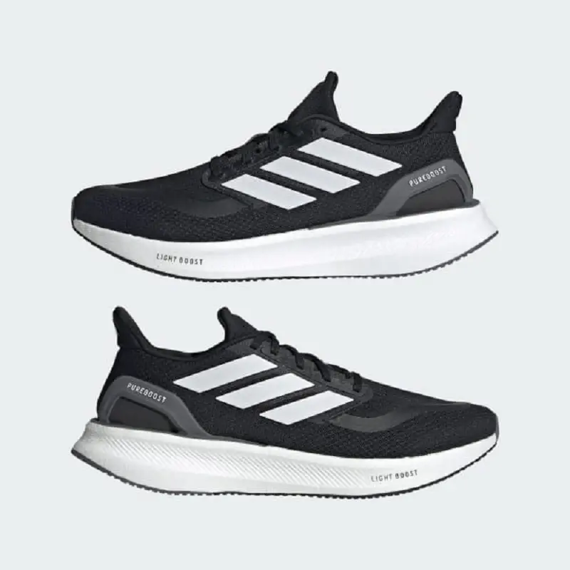 Giày Adidas Pureboost 5 'Black White' IF9191 - Ảnh 4