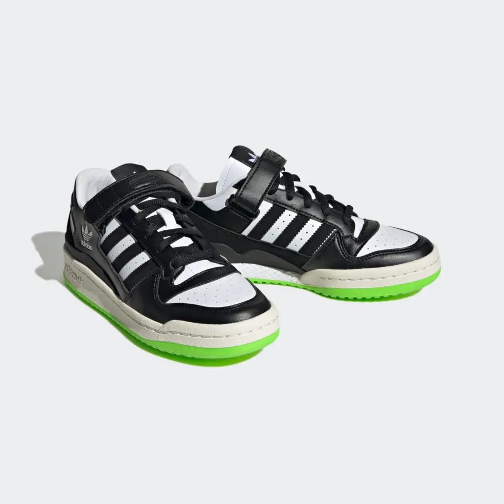 Giày Adidas Forum Low ‘Black Neon Green’ HQ4425 - Ảnh 5