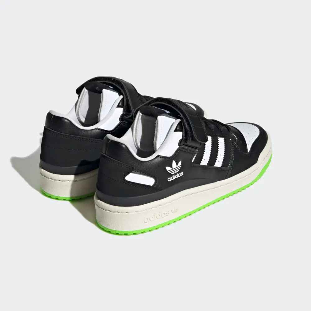 Giày Adidas Forum Low ‘Black Neon Green’ HQ4425 - Ảnh 4