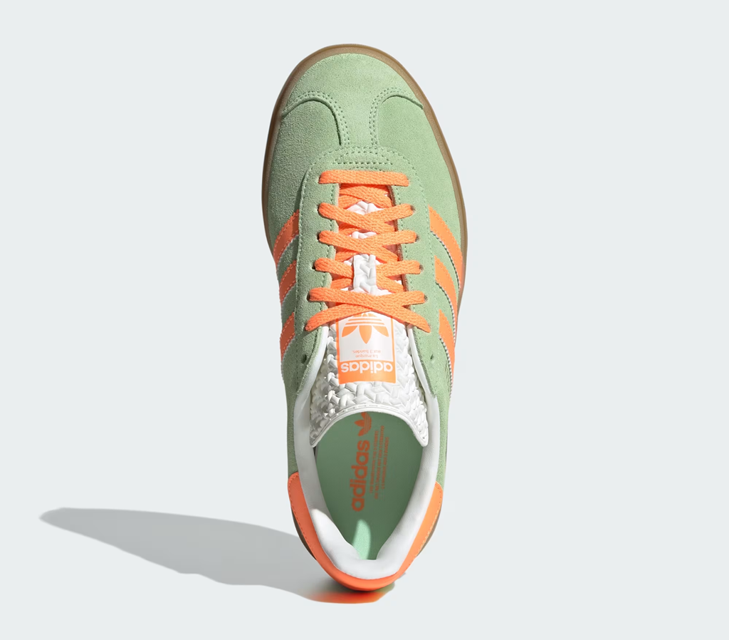 Giày adidas Gazelle Bold 'Semi Green Spark' IH7495 - Ảnh 4