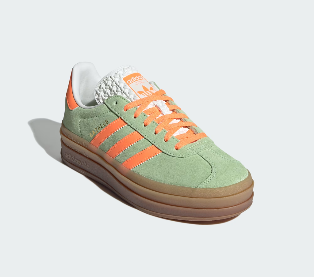 Giày adidas Gazelle Bold 'Semi Green Spark' IH7495 - Ảnh 2