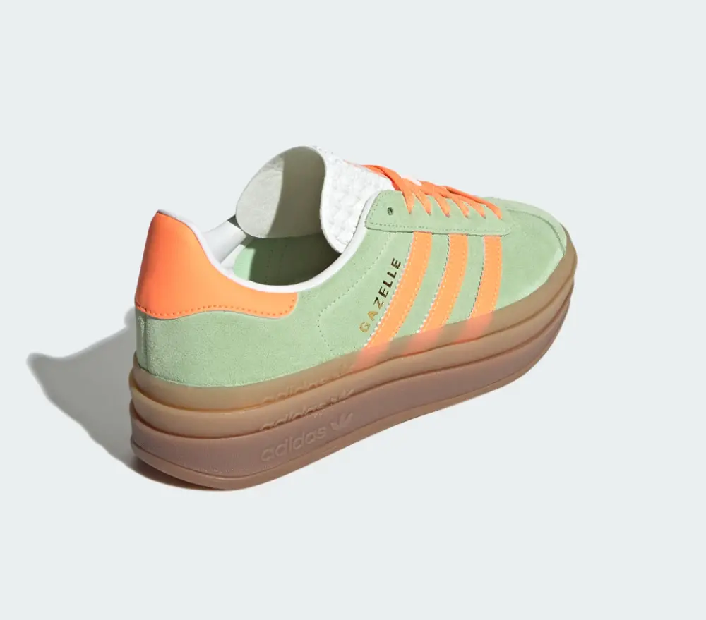 Giày adidas Gazelle Bold 'Semi Green Spark' IH7495 - Ảnh 3