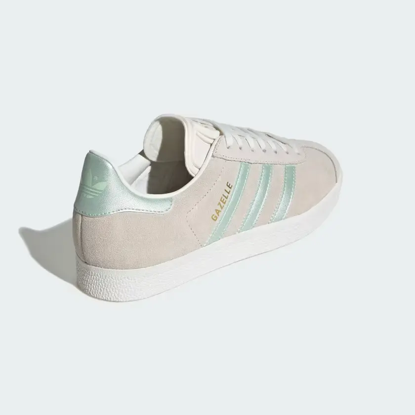 Giày Adidas Gazelle ‘Off White Linen Green Met.’ IG4398 - Ảnh 5