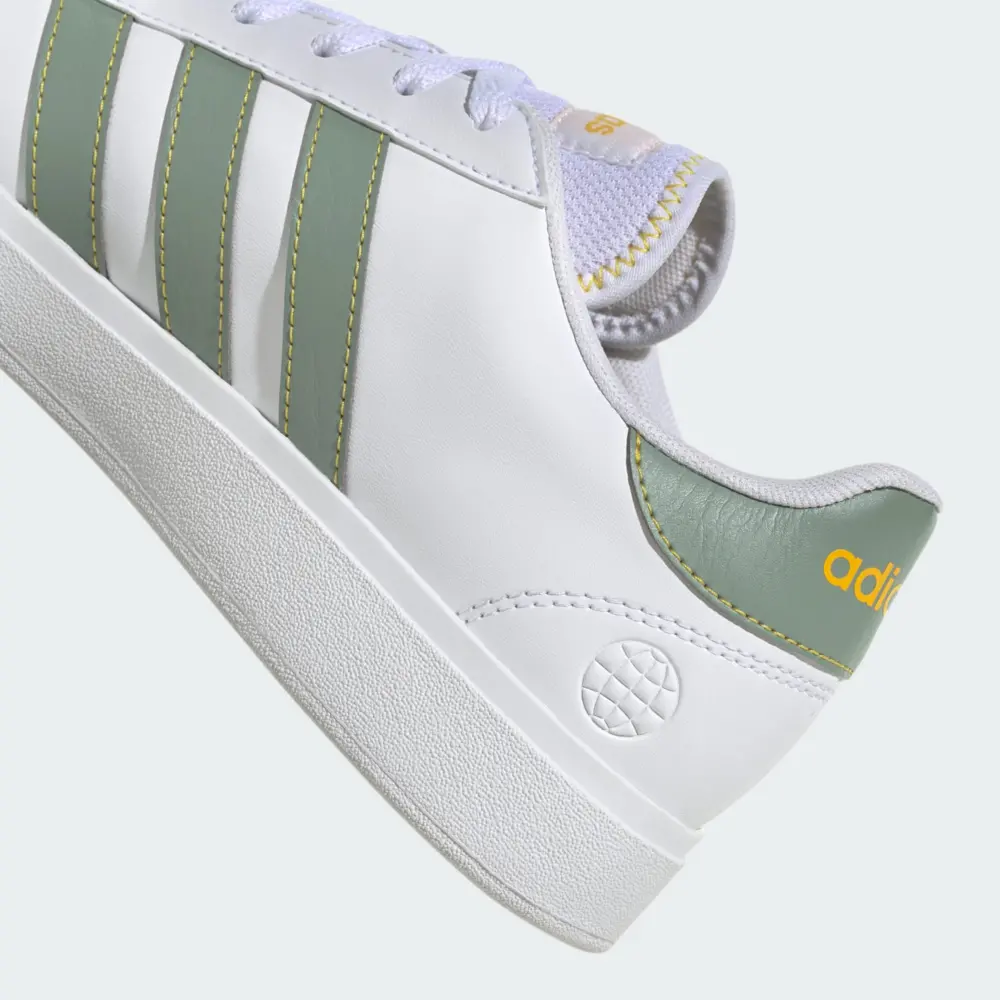 Giày Adidas Grand Court Base 2.0 ‘White Green’ ID4456 - Ảnh 4