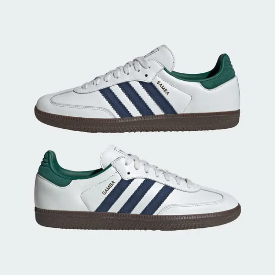 Alternative view of Giày Adidas Samba OG 'Black White Collegiate Green' IH4882