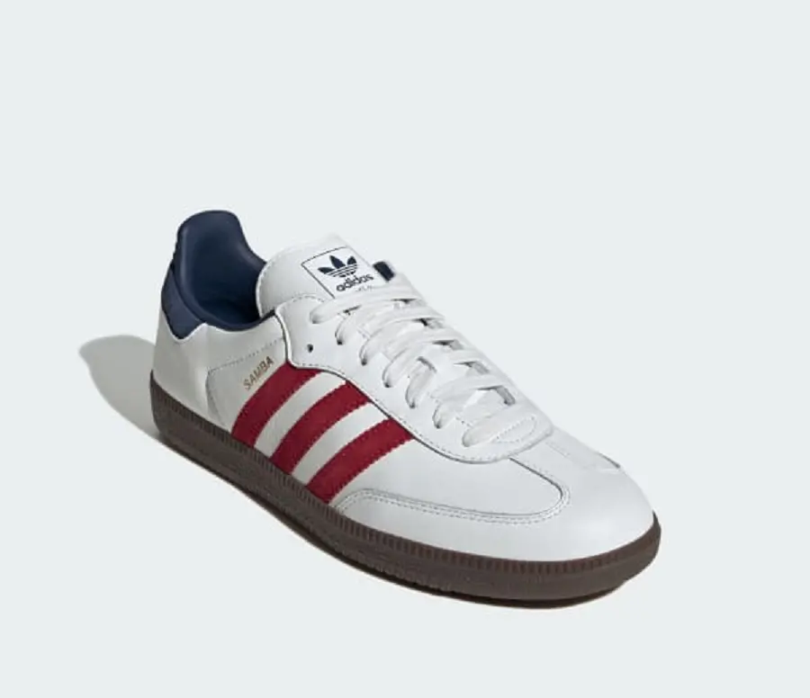 Alternative view of Giày Adidas Samba OG Team Victory 'Red Night Indigo' IH4881