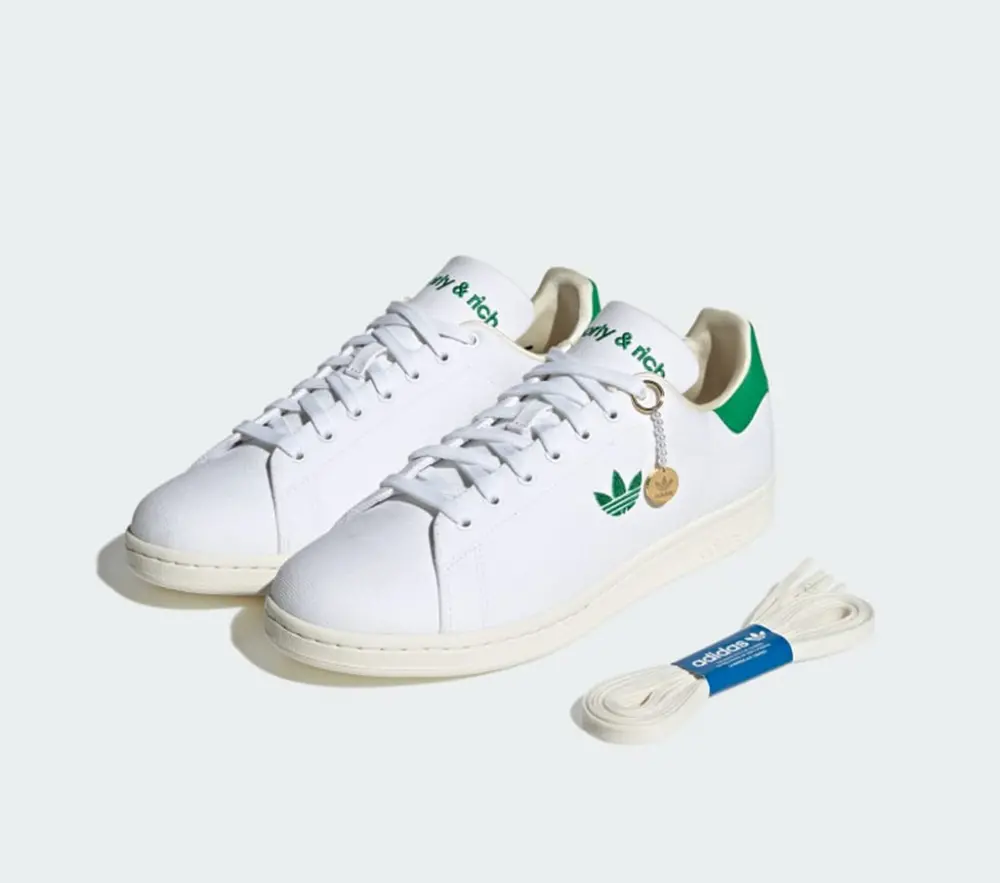 Giày Adidas x Sporty & Rich Stan Smith ‘White Green’ IF5658 - Ảnh 5