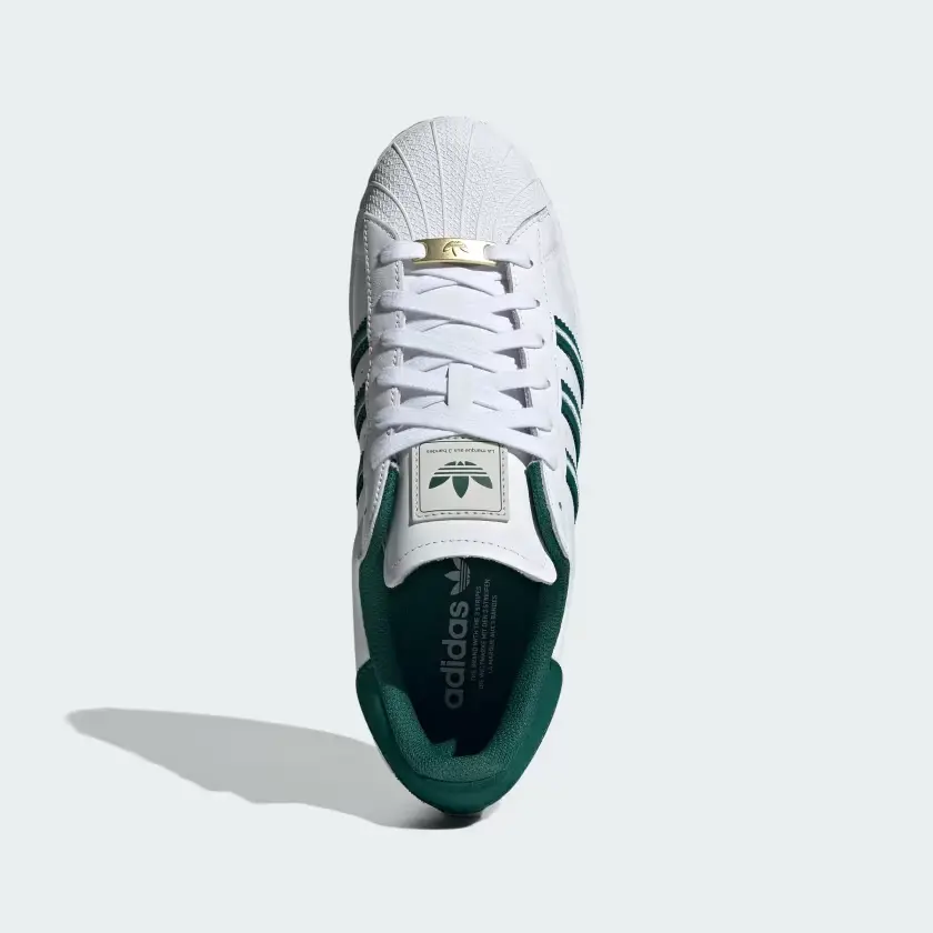 Alternative view of Giày Adidas Superstar 'Embroidered Green Stripes' ID1374