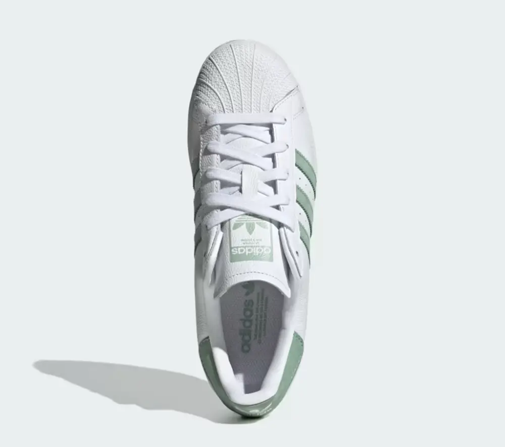 Alternative view of Giày Adidas Superstar 'Hazy Green' IG4541