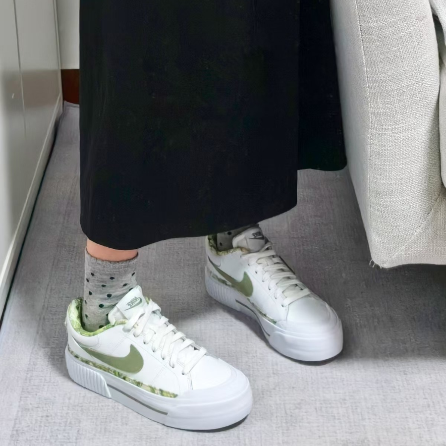 Giày Nike Court Legacy Lift ‘Tropical’ HF5054-100 - Ảnh 4