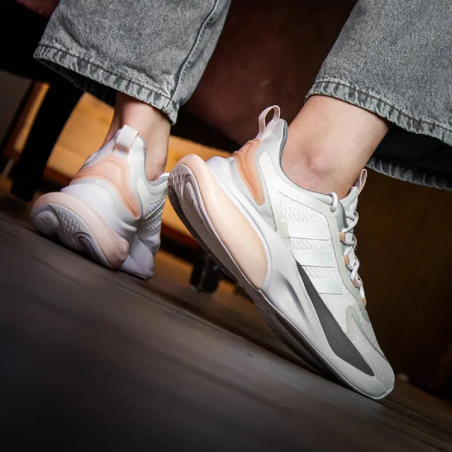 Alternative view of Giày adidas Alphabounce+ 'White Peach' HP6147