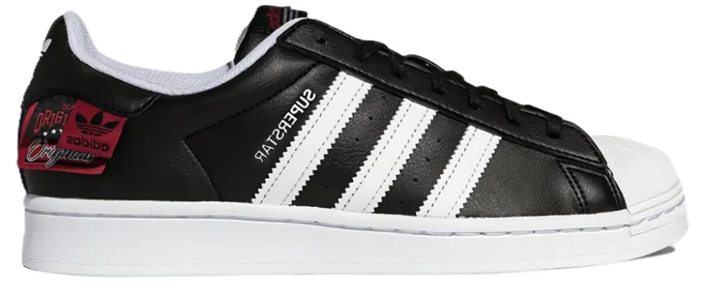 Giày Adidas Originals Superstar ‘Black White Red’ HQ6456