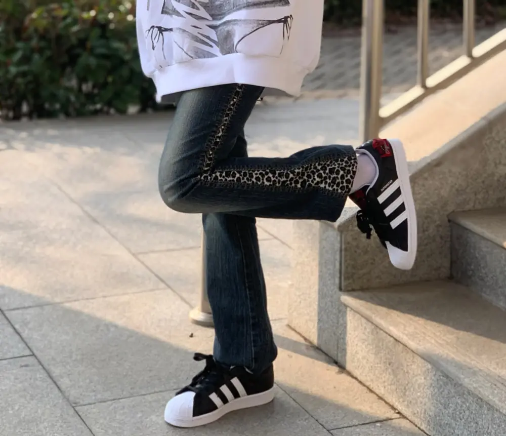 Giày Adidas Originals Superstar ‘Black White Red’ HQ6456 - Ảnh 5