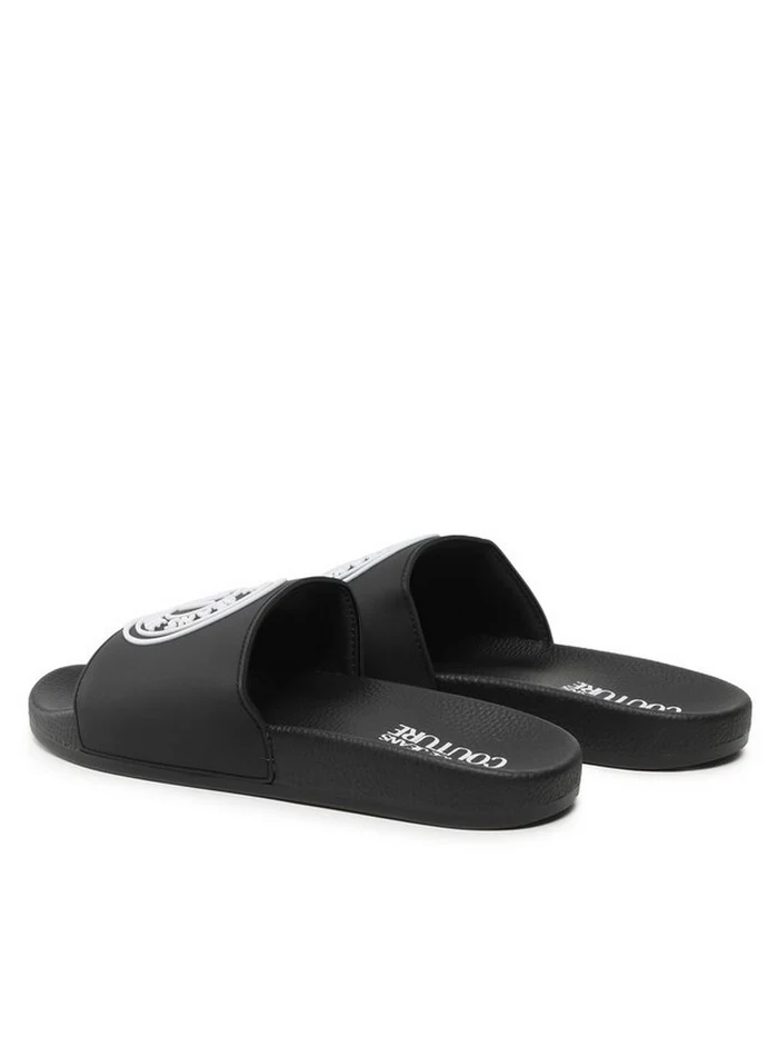 Dép Versace Couture Jeans Rubber 'Black' 74YA3SQ3-ZS192-899 - Ảnh 2