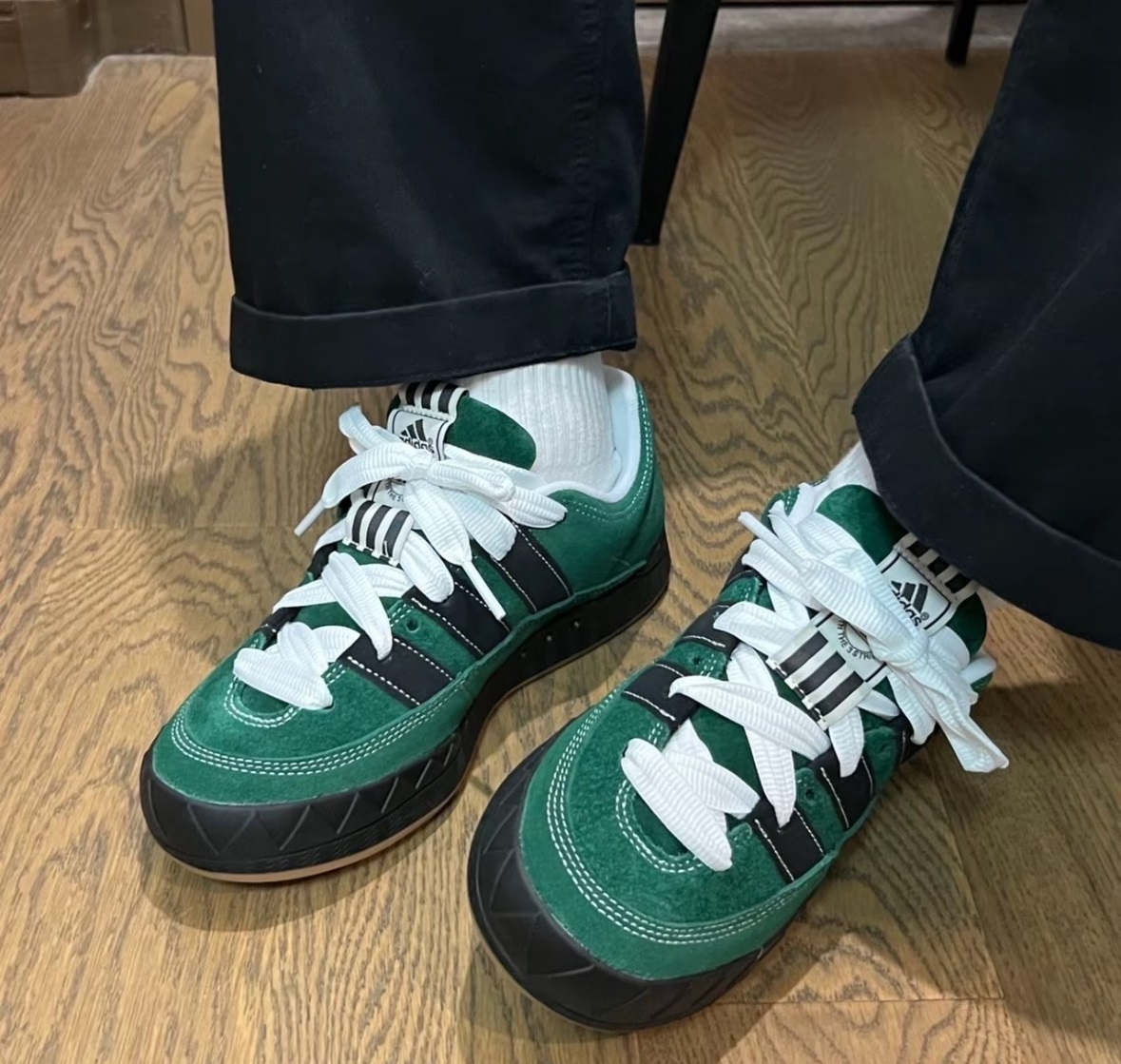 Giày Adidas Adimatic YNuK ‘Green’ IE2164 - Ảnh 5