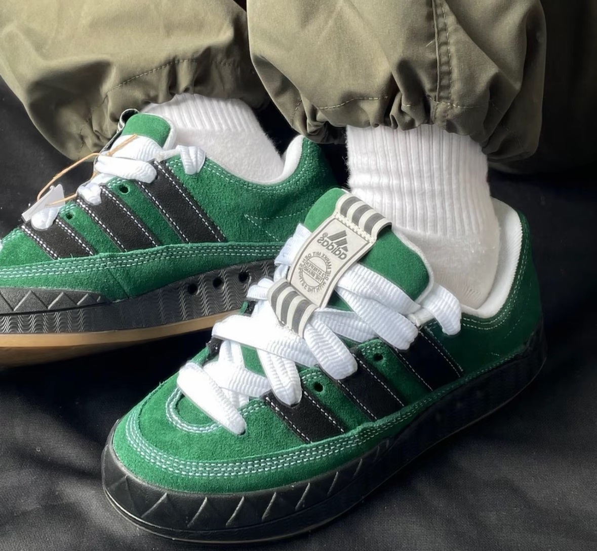 Giày Adidas Adimatic YNuK ‘Green’ IE2164 - Ảnh 4