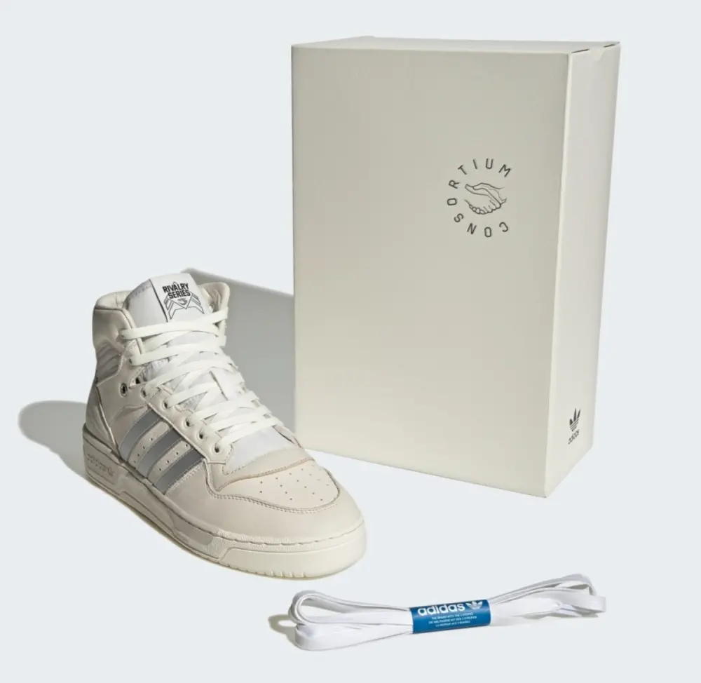 Giày Adidas Rivalry High ‘Chalk Silver’ IF0602 - Ảnh 4