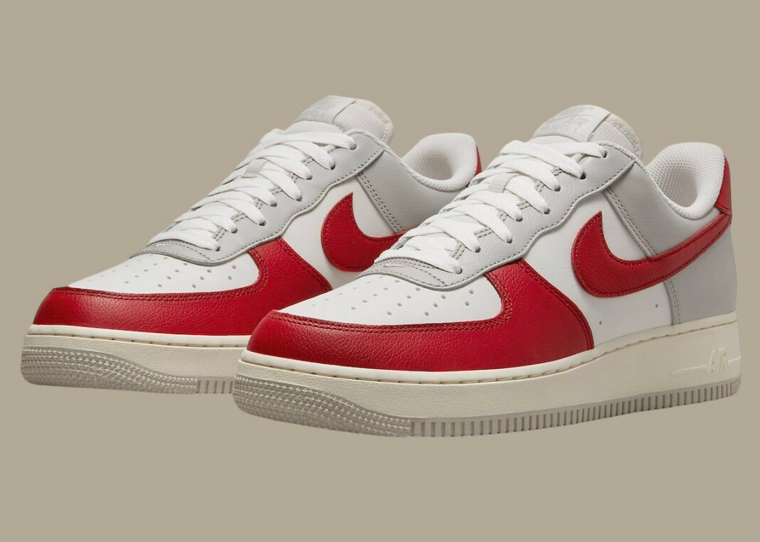 Giày Nike Air Force 1 Low Red Toe HJ9094-012 - Ảnh 3