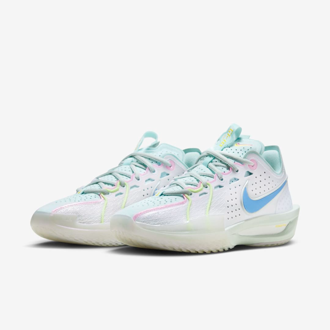 Giày Nike G.T. Cut 3 EP 'White Aquarius Blue Pink' HF5445-141 - Ảnh 2