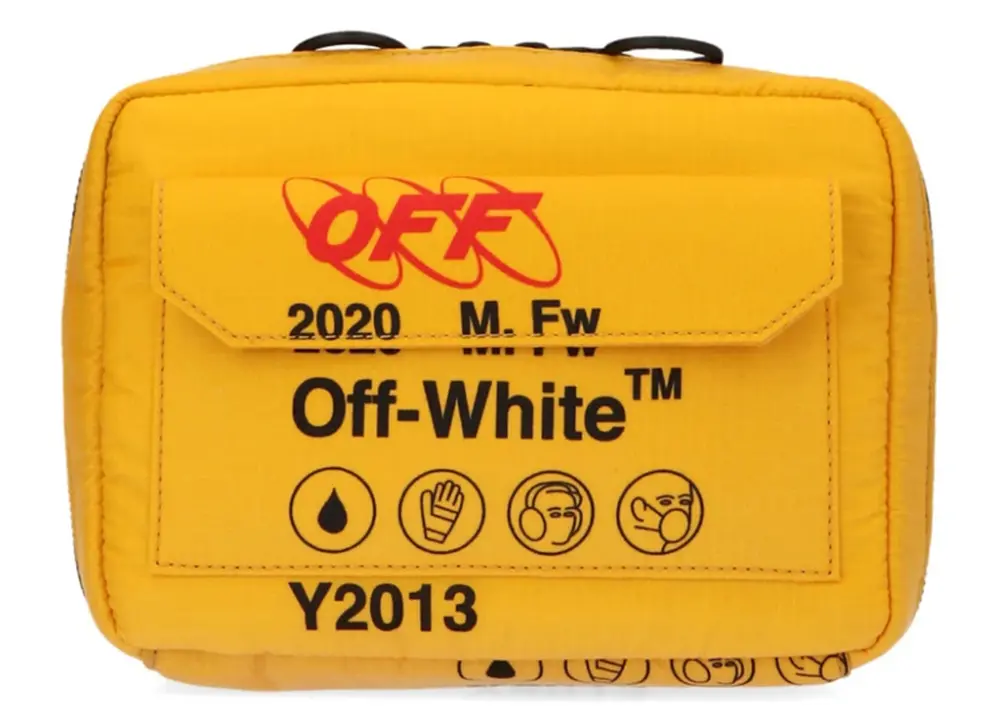 Túi Off-White Industrial Travel Crossbody ‘Yellow’ OMNA082F19F060026000