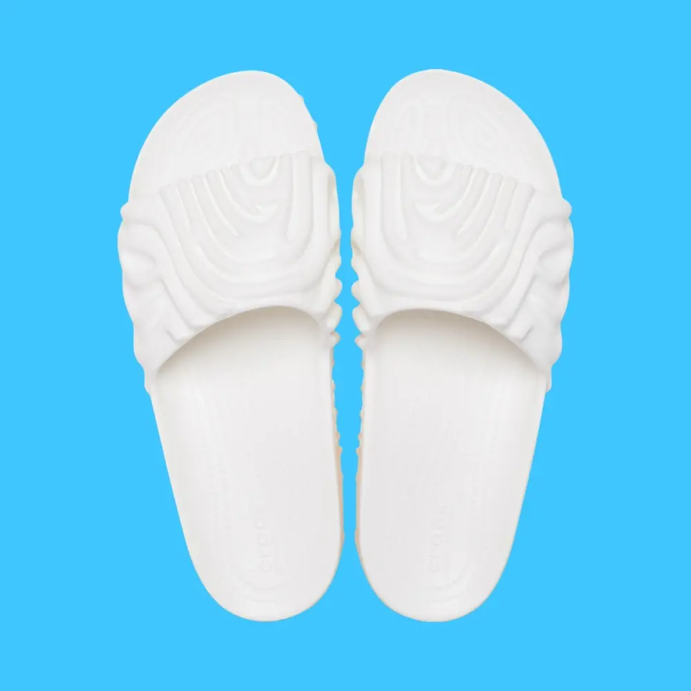 Dép Crocs x Salehe Bembury The Pollex Clog ‘White’ 208685-1RO - Ảnh 4