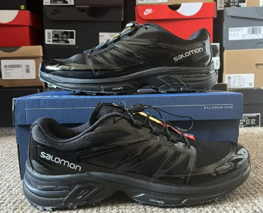 Giày Salomon XT-Wings 2 ‘Palace Black’ L47473600 - Ảnh 3