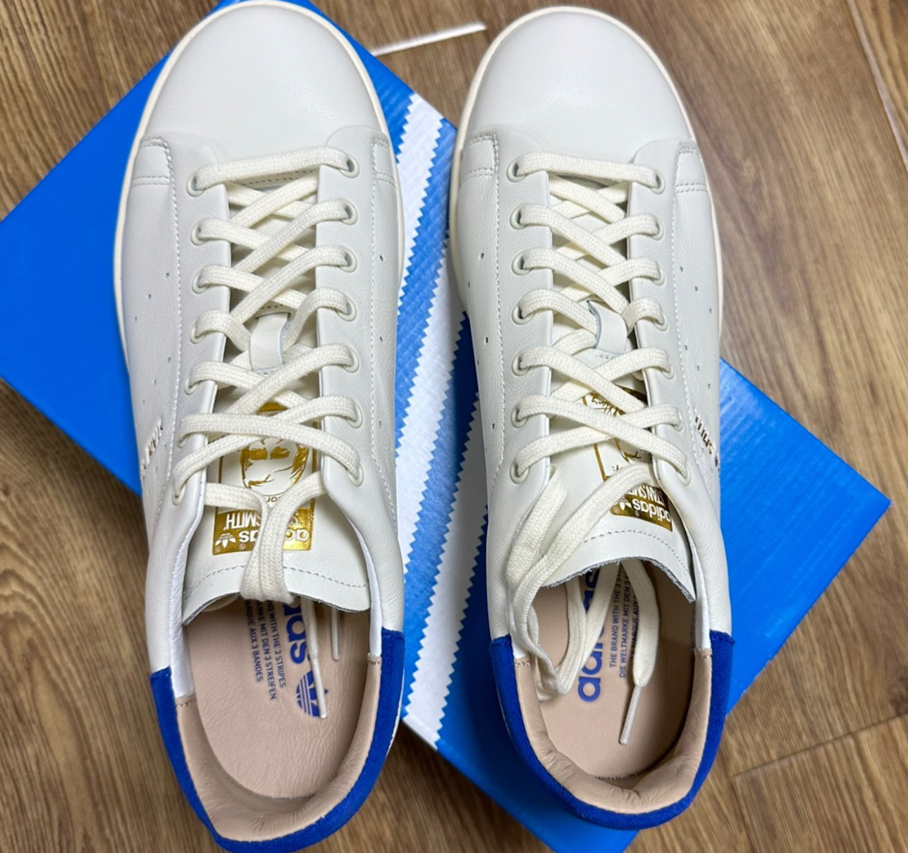 Giày Adidas Stan Smith Lux ‘Crystal White Grey’ ID1994 - Ảnh 3