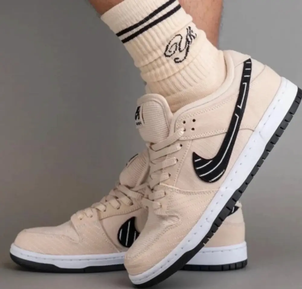 Giày Nike Albino & Preto x Dunk Low SB ‘Jiu-Jitsu’ FD2627-200 - Ảnh 3