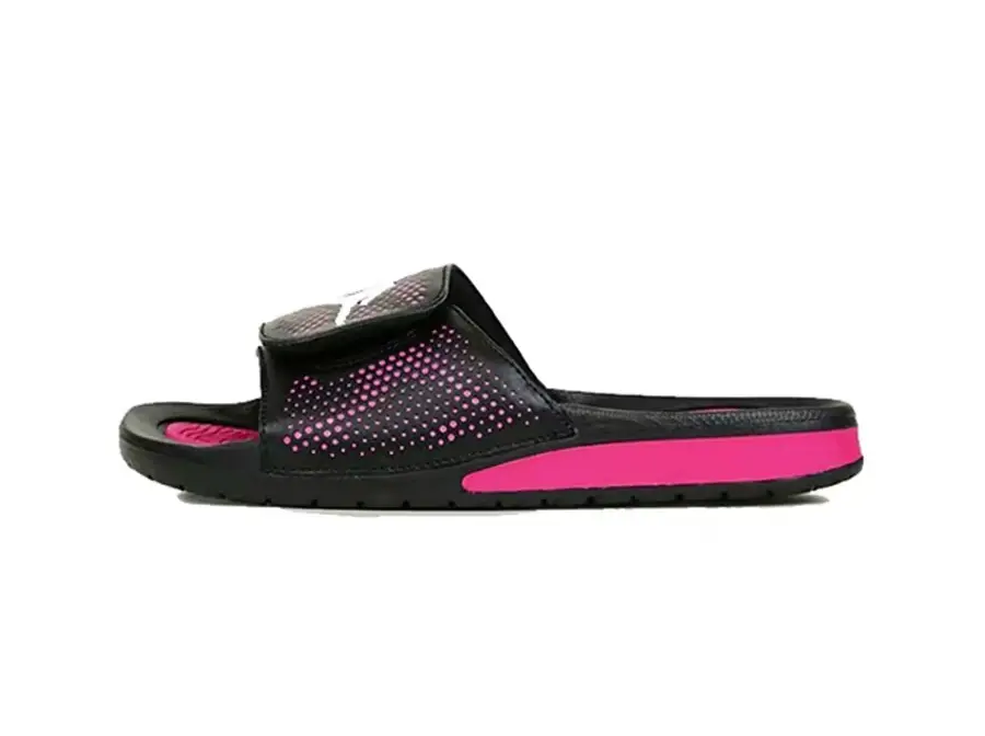Dép Nike Air Jordan Hydro 5 Retro Slides ‘Puple Black’ 820262-009 - Ảnh 5