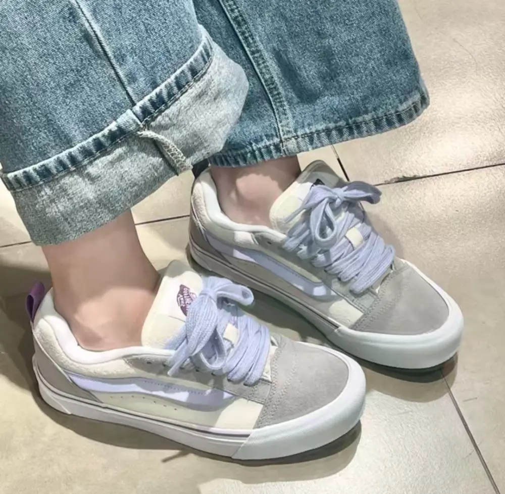 Alternative view of Giày Vans Knu Skool ‘Tri Block Purple’ VN000CS0PRP