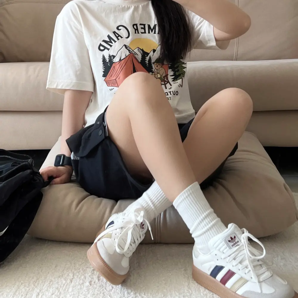 Giày Adidas Originals Samba XLG ‘White Beige’ JI4276 - Ảnh 4