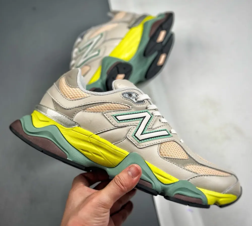 Alternative view of Giày New Balance 9060 ‘Moonbeam Rose Lime’ U9060GCB