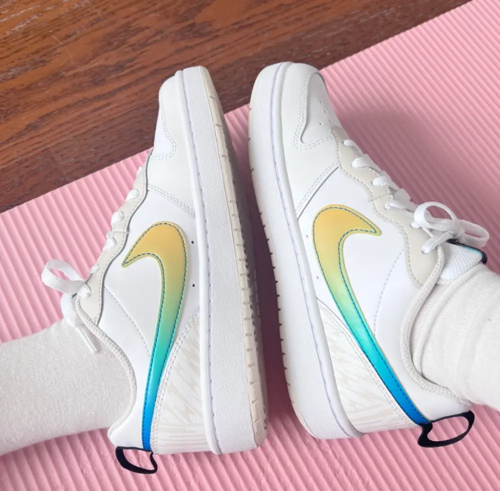 Giày Nike Court Borough Low 2 ‘White Yellow’ FJ7692-191 - Ảnh 5