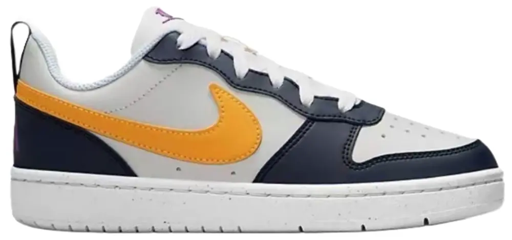 Giày Nike Court Borough Low Recraft ‘White Navy Gold’ HJ3482-071