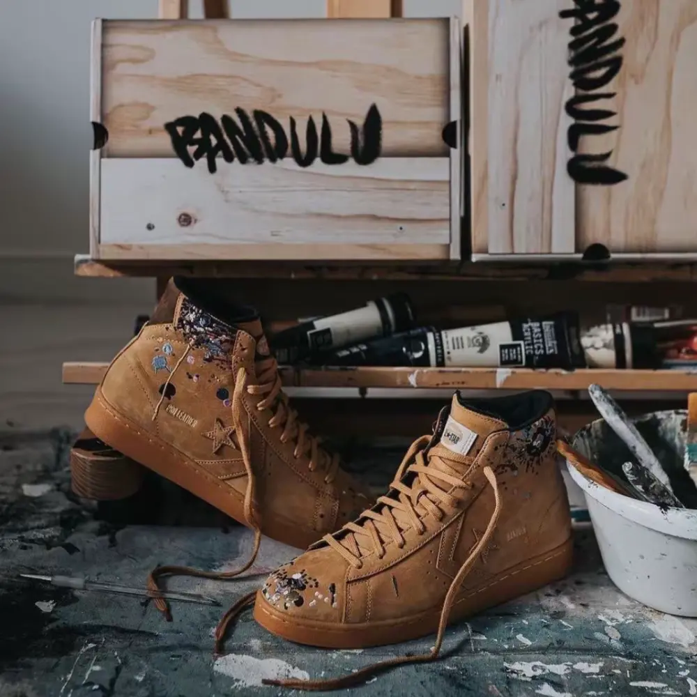 Giày Converse Pro Leather High x Bandulu ‘Paint Splatter’ 169908C - Ảnh 5