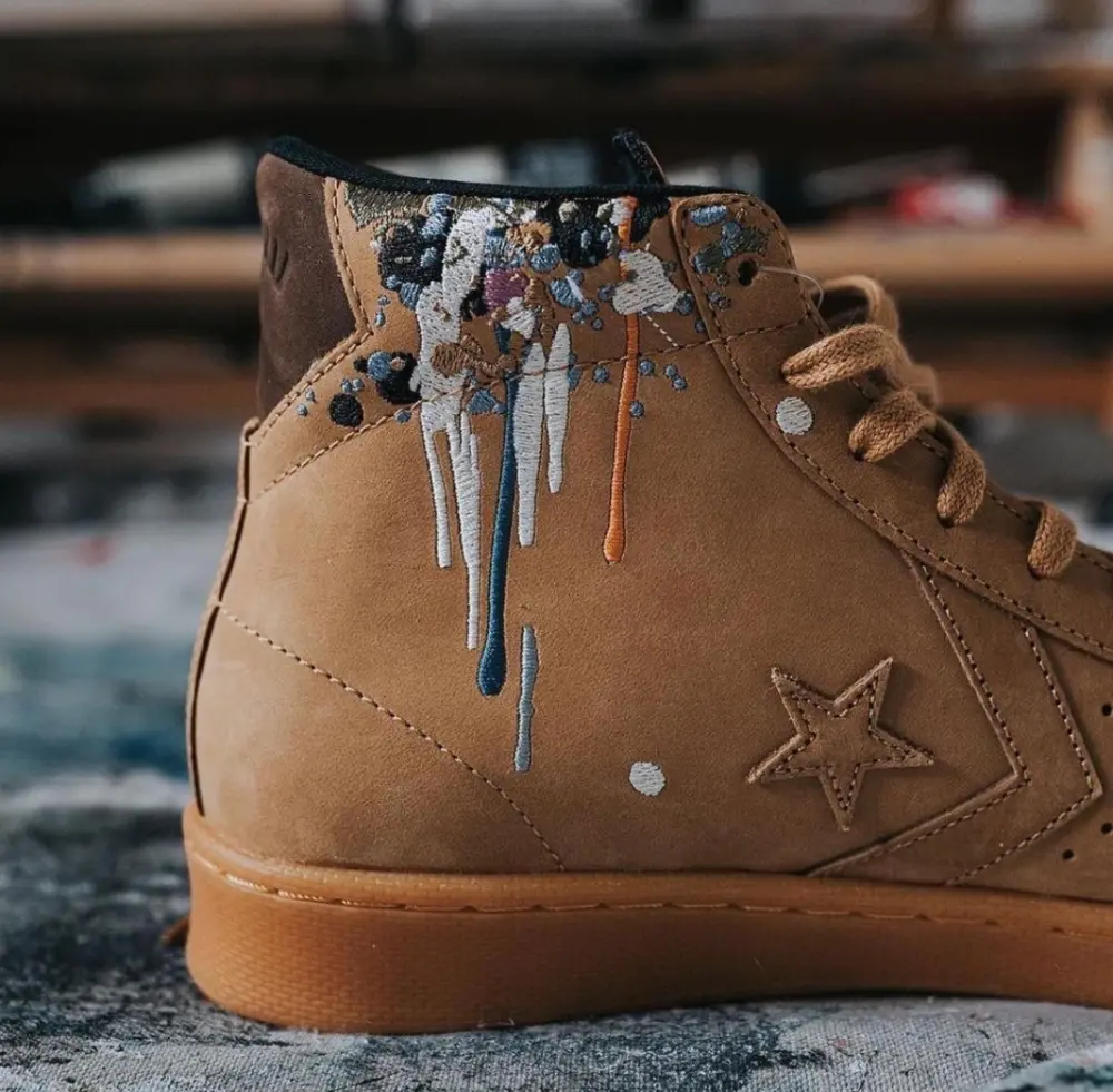 Giày Converse Pro Leather High x Bandulu ‘Paint Splatter’ 169908C - Ảnh 4