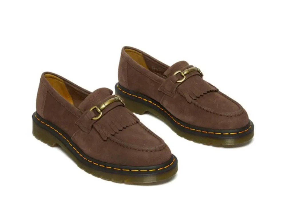Giày Dr.Martens Adrian Snaffle Tumbled Nubuck ‘Brown’ 31588201 - Ảnh 4