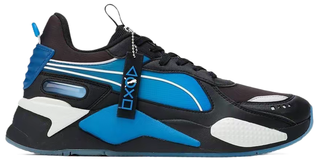 Giày Puma RS-X x PlayStation ‘Black Team Royal’ 396311-02