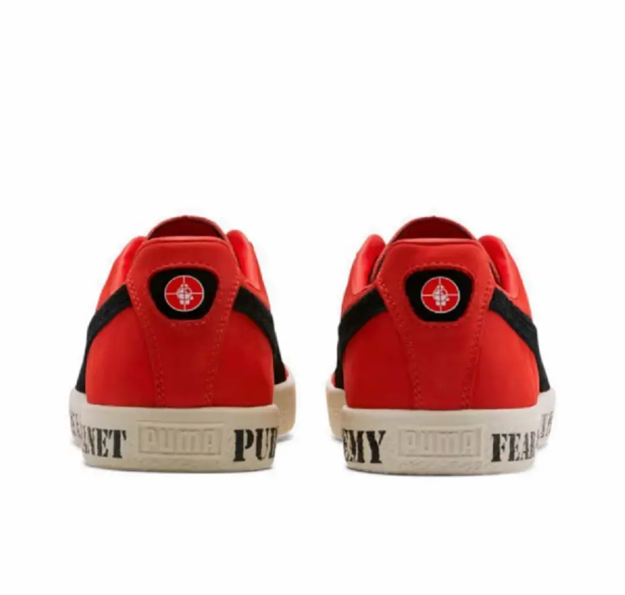 Alternative view of Giày Puma Clyde x Public Enemy ‘Red’ 374539-01