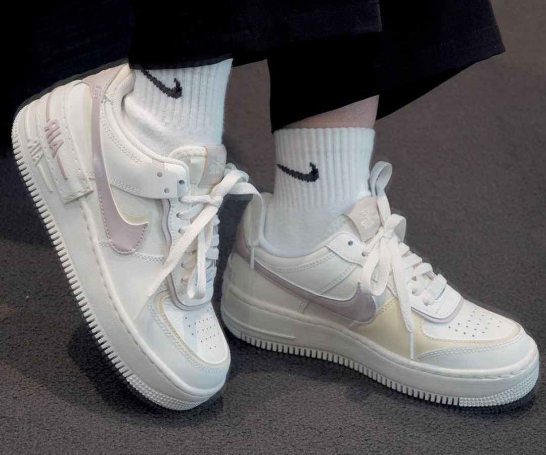 Giày Air Force 1 Shadow ‘Sail Platinum Violet’ DZ1847-104 - Ảnh 6