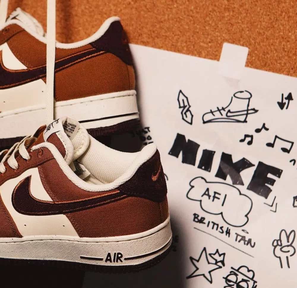 Alternative view of Giày Nike Air Force 1 ’07 LV8 ‘British Tan’ FQ8713-200