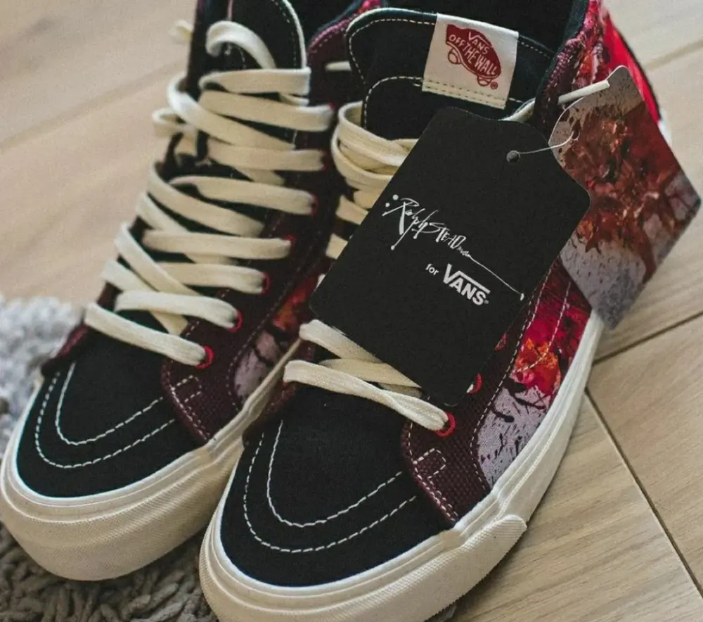 Giày Vans OG SK8‑Hi LX x Ralph Steadman ‘Lion’ VN0A45JLVQU - Ảnh 4