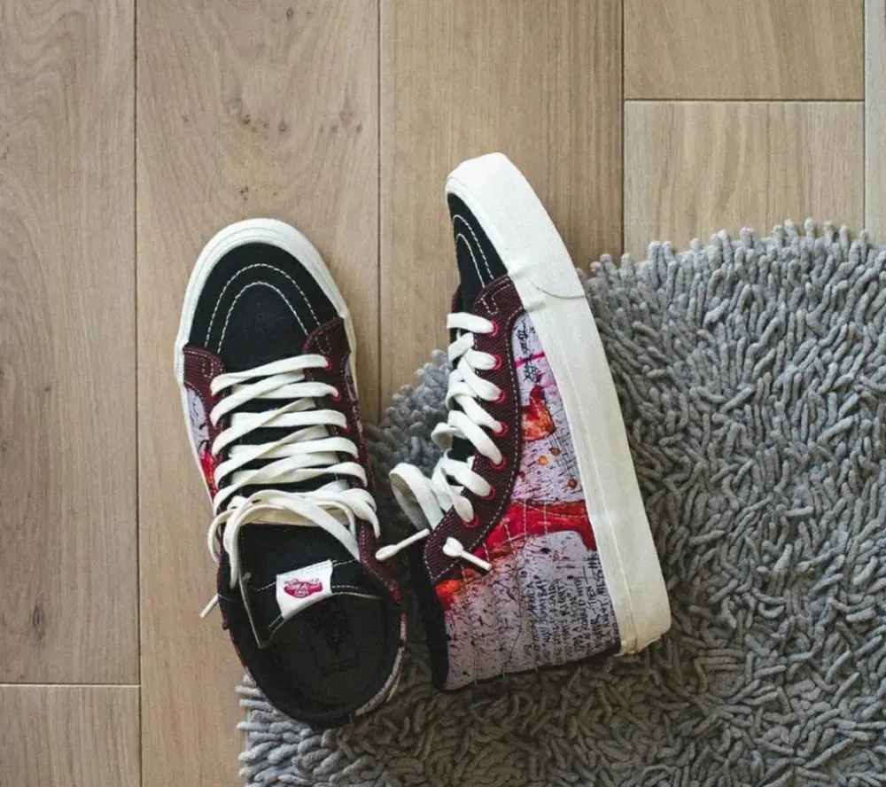Giày Vans OG SK8‑Hi LX x Ralph Steadman ‘Lion’ VN0A45JLVQU - Ảnh 3