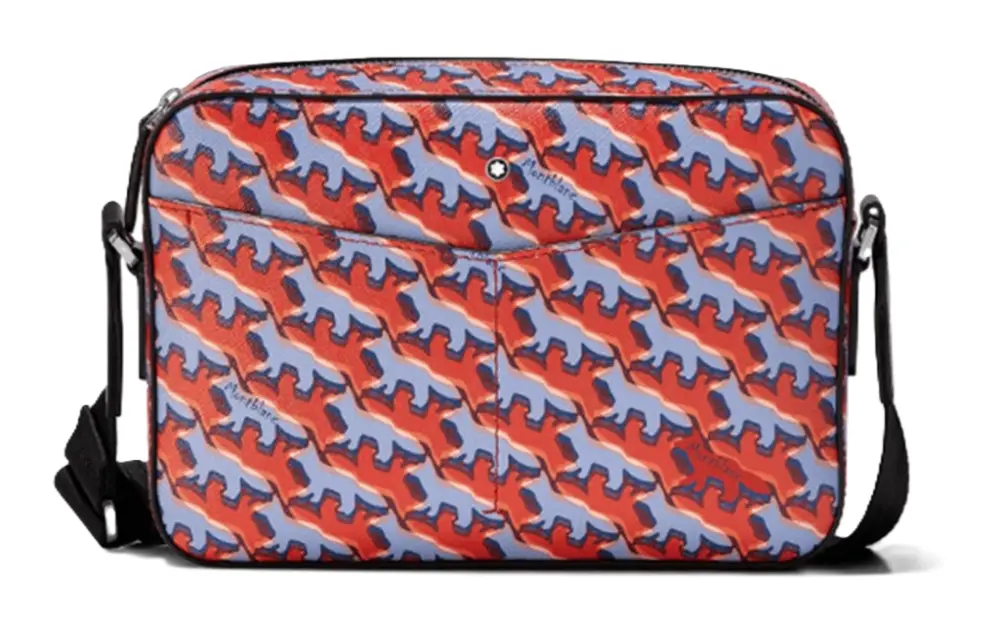 Túi Montblanc Crossbody In Signature x Maison Kitsune ‘ Mutil Color’ 129015