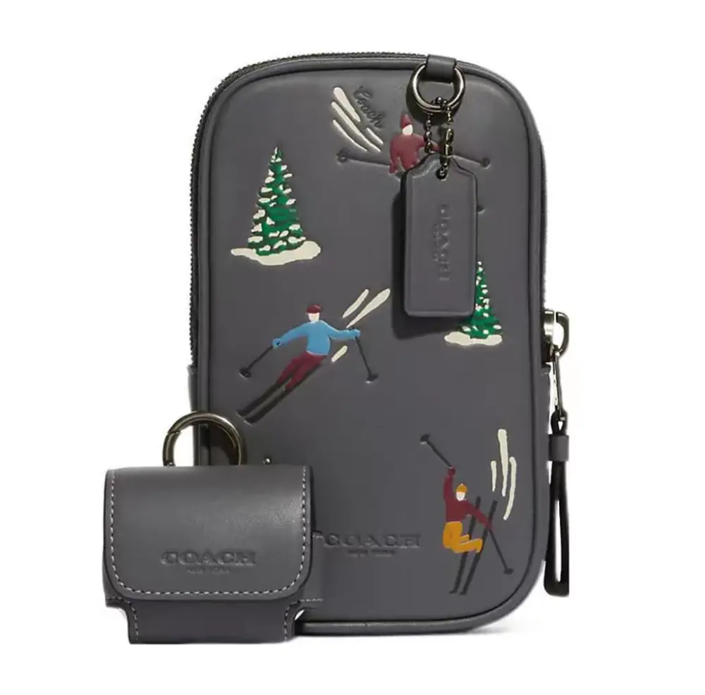Túi Coach Multifunction Phone Pack ‘Dark Blue’ CE659-QBQ9R