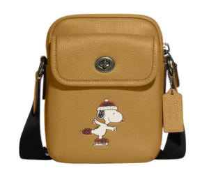 Túi Coach Peanuts Shoulder Bag x Snoopy ‘Brown’ CE613-QBRQD