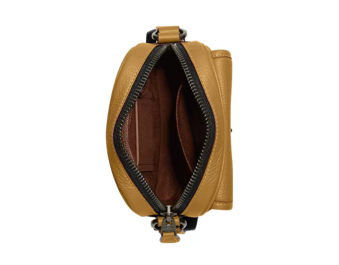 Túi Coach Peanuts Shoulder Bag x Snoopy ‘Brown’ CE613-QBRQD - Ảnh 3