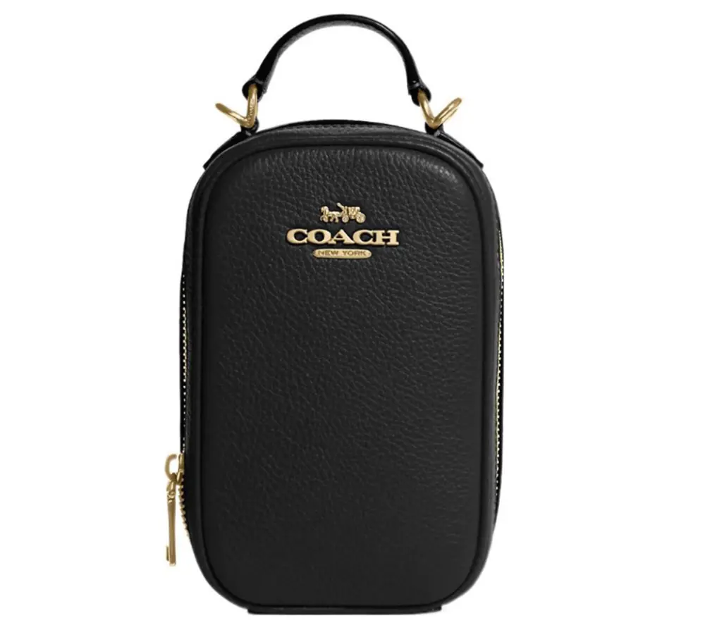 Túi Coach Eva Phone Crossbody ‘Black’ CB854-IMBLK