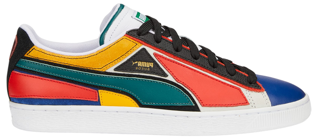 Giày Puma Suede ‘Blazing Blue Varsity Green’ 387480-01