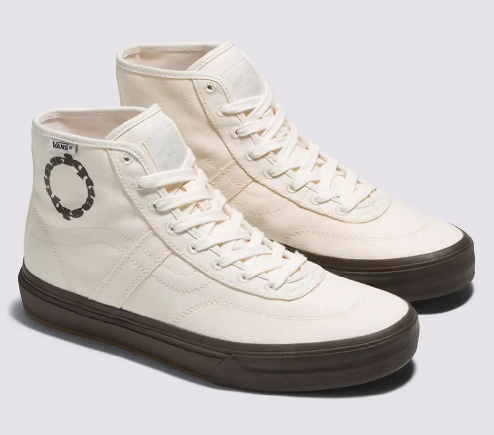 Giày Vans Gilbert Crockett High Decon x Quasi Skateboards ‘Cream’ VN0007QVTBD - Ảnh 4